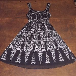 Black and white dress